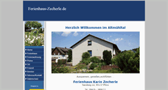 Desktop Screenshot of ferienhaus-zecherle.de